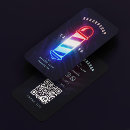 Search for barber business cards Qr code