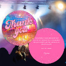 Search for disco ball thank you cards Gold