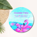 Search for pool party thank you stickers Cute