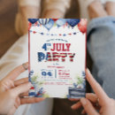 Search for red white and blue balloons invitations Fireworks