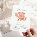 Search for pink dress baby shower invitations Boho
