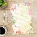 Search for pretty lined stationery paper Blue