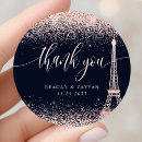 Search for eiffel tower wedding stickers Elegant