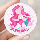 Search for fantasy girl stickers Mermaid