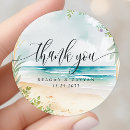 Search for romantic beach wedding stickers Sand