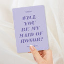 Search for text bridesmaid cards Modern