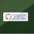 Search for pine cone return address labels Elegant christmas