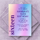 Search for pink 9th birthday invitations For her