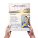 Search for cleaning company flyers Housekeeper