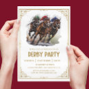 Search for equestrian party invitations Horse race party