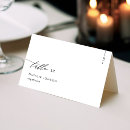 Search for rehearsal dinner place cards With meal choice