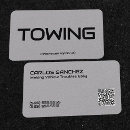 Search for towing business cards Hauling