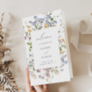 Search for booklet wedding programs Boho