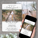 Search for engagement couple bridal shower invitations Black and white