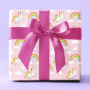 Search for rainbow unicorn wrapping paper Girls birthday party