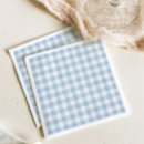 Search for blue gingham napkins Minimal