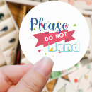 Search for do stickers Do not bend