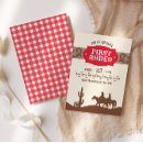 Search for first rodeo invitations Gingham