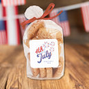 Search for barbecue square stickers Red white and blue