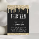 Search for girls 13th birthday invitations Thirteen