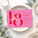 Search for 18th invitations Pink