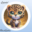 Search for cartoon leopard stickers Cute