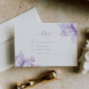 Search for purple rsvp invitations Floral