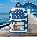 Search for retro beach bags Navy blue