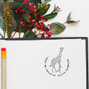 Search for giraffe rubber stamps Modern
