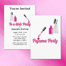 Search for nail party invitations Cute