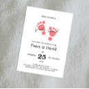 Search for feet gender reveal invitations Elegant