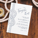 Search for nautical rope invitations Coastal