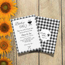 Search for black white buffalo check invitations Simple