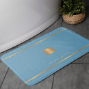 Search for blue bath mats Gold