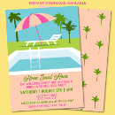 Search for housewarming pool party invitations Tropical