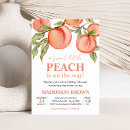 Search for sweet little peach baby shower invitations Cute