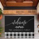 Search for black and white doormats Farmhouse