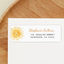 Search for sunshine return address labels Yellow