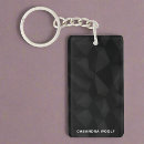 Search for monogrammed rectangular key rings Professional