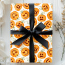 Search for vintage halloween wrapping paper Pumpkin