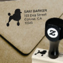 Search for poodle rubber stamps Dogs