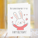 Search for funny bunny birthday cards Adorable