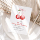 Search for cherry birthday invitations Bow