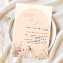 Search for fall in love bridal shower invitations Boho