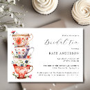 Search for tea cup invitations Bridal brunch