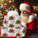 Search for classic santa wrapping paper Claus