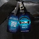 Search for qr code luggage tags Black