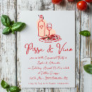 Search for love and pizza invitations Hand drawn
