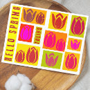 Search for colours of spring postcards Tulips