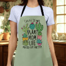 Search for funny cactus aprons Green